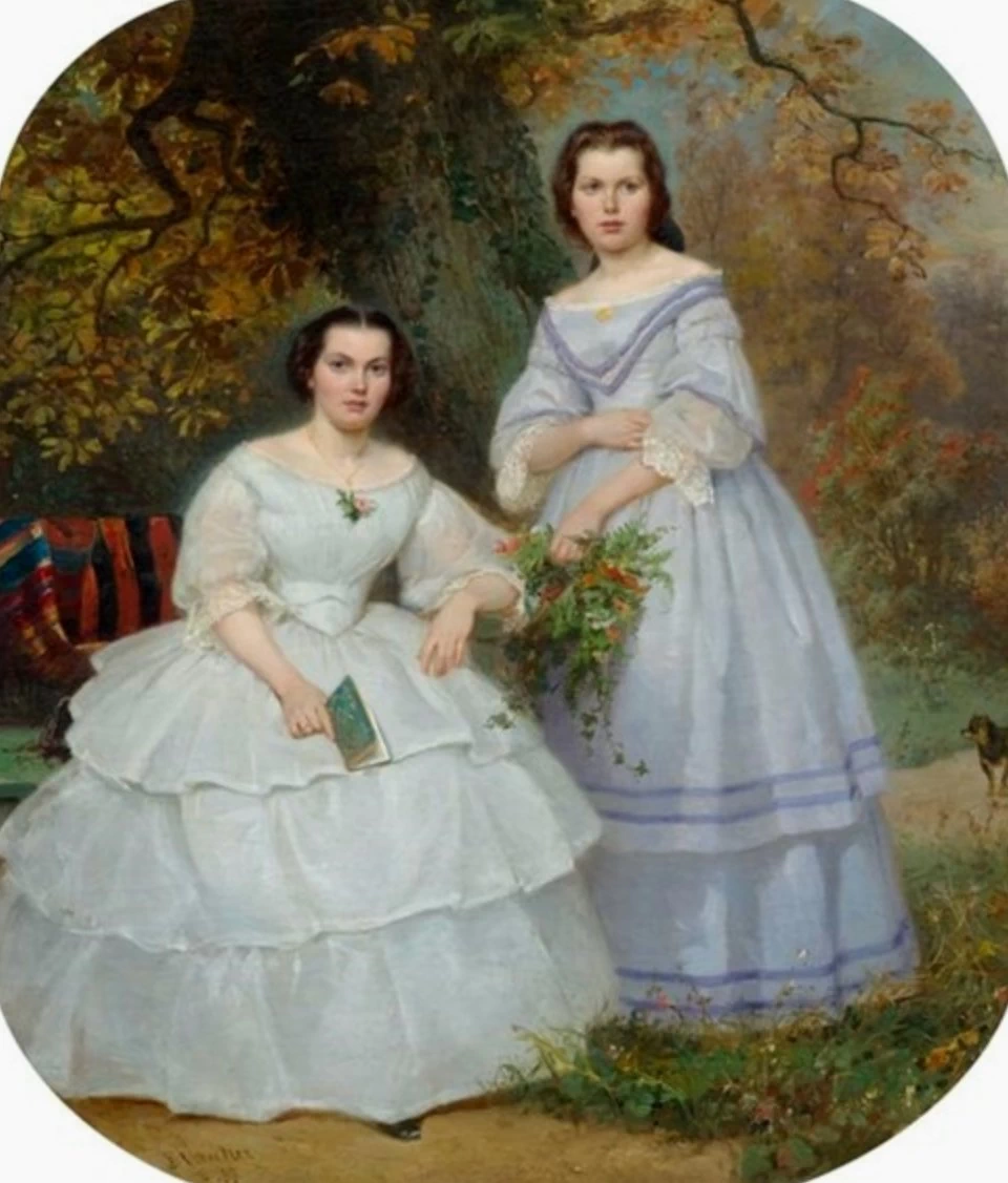 Le due sorelle. 1857